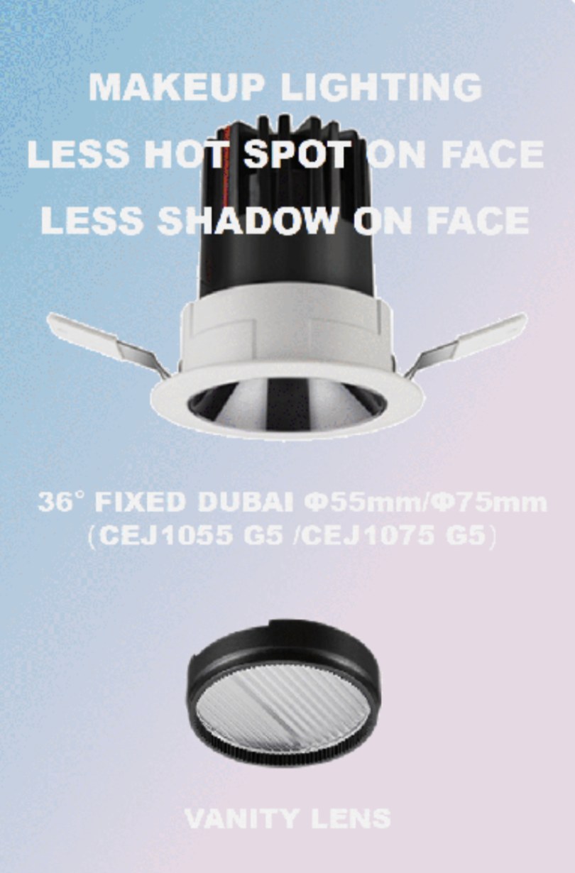Dubai Vanity makeup lighting