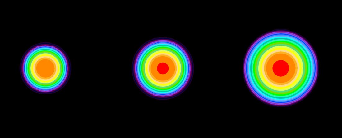 루버별 배광 false-color 실측