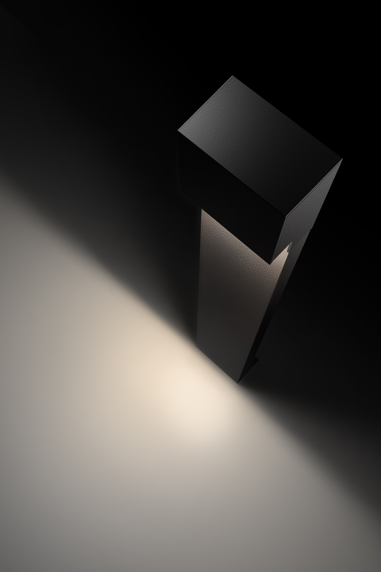 Drift wall light emitting onto the wall