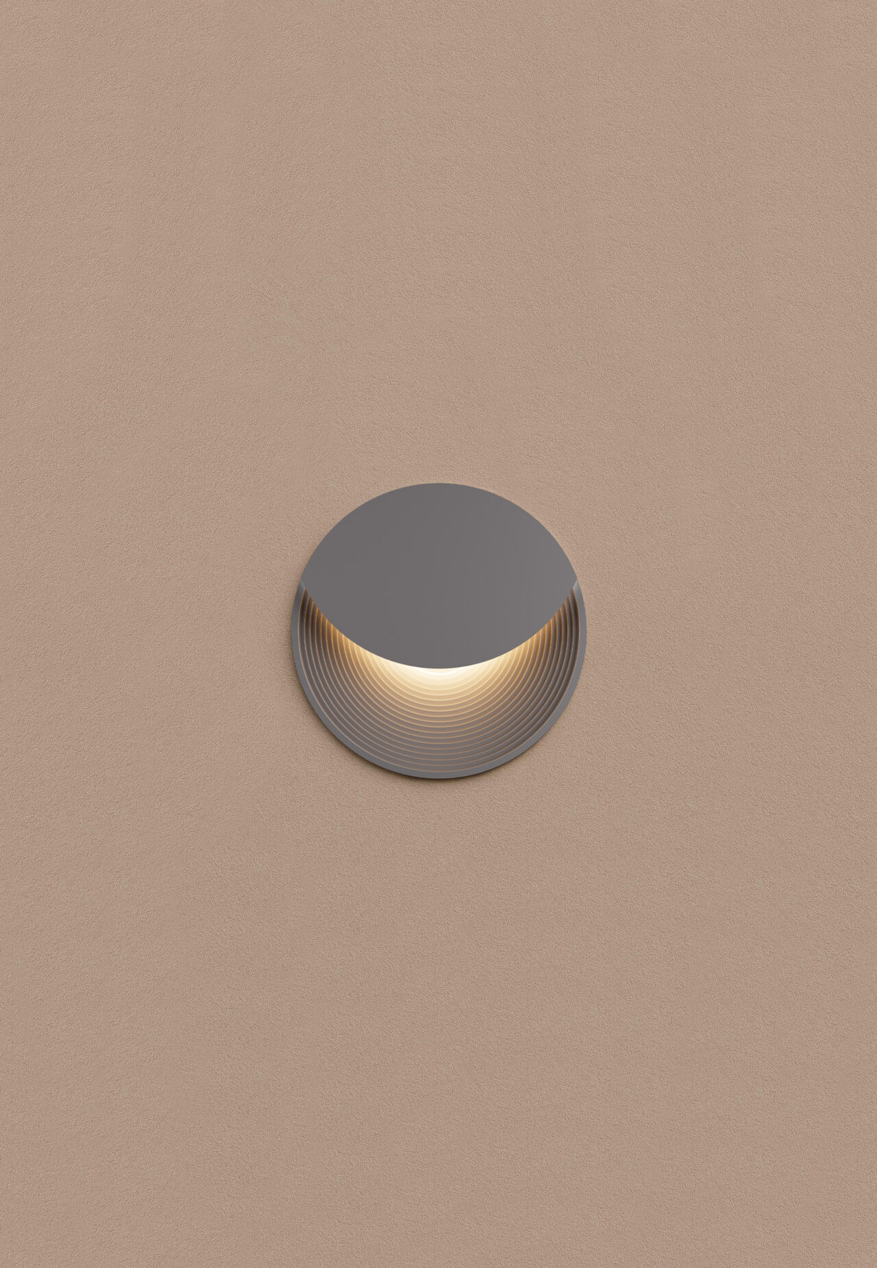 Nebula Silver Grey on a warm rendered wall