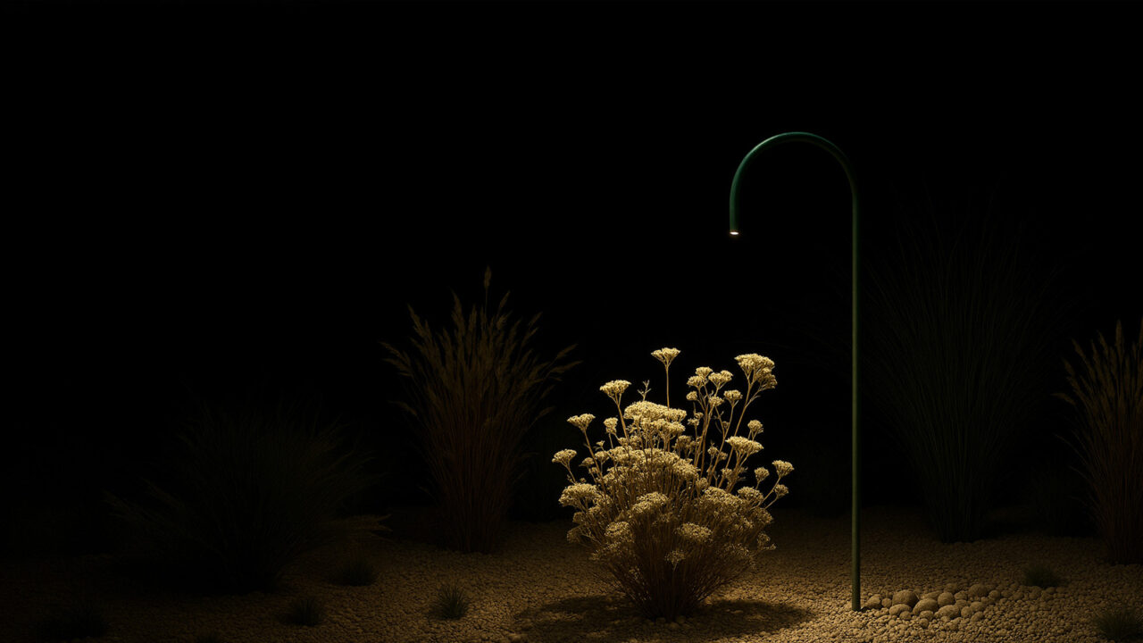 Twig on a lawn